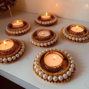 Diya & tea light holder